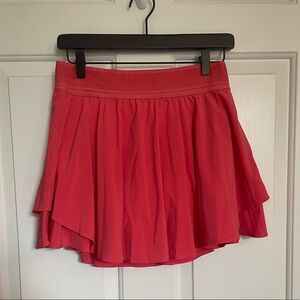 Pink lululemon athletic skort EUC size 6